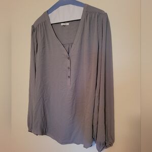 Maurices Grey Long Sleeve Top